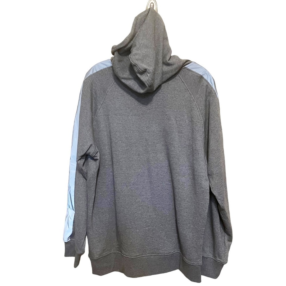 Jared Lang Hoodie Size XL Gray Pullover Sweatshirt NWT Reflective Tape Arm - Picture 4 of 10